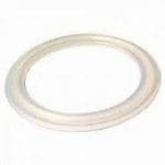 3 inch Diameter Clear Silicone Gasket