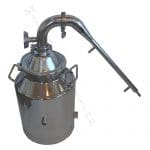 8 Gallon with 2 Inch Stainless Econ Traditional Pot Still Head