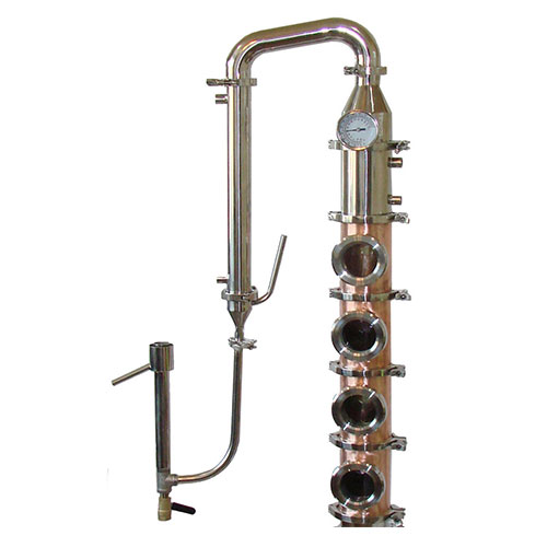 Copper 6 Inch Diameter Mile Hi Flute - 6 Sections