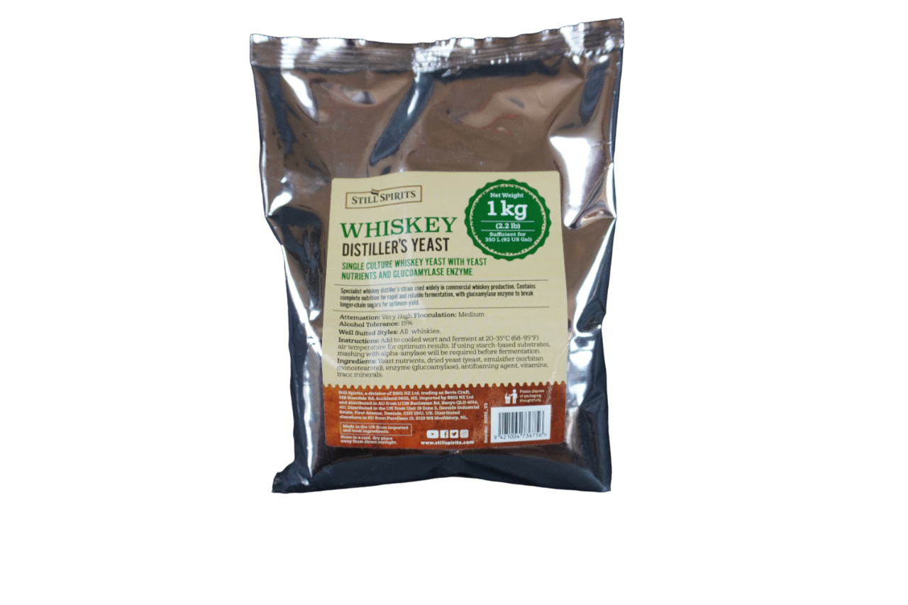 Bulk Whiskey Turbo Yeast with AG (2.2 LB)