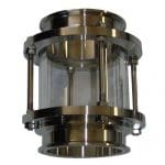 4 Inch Diameter Sight Glass with Tri Clamp Ends
