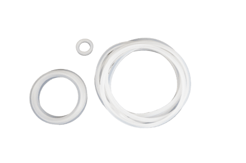 Gasket Set for Mile Hi Flute 4" Diameter 6 Sections or 4 Sections and 2" Diameter Condenser