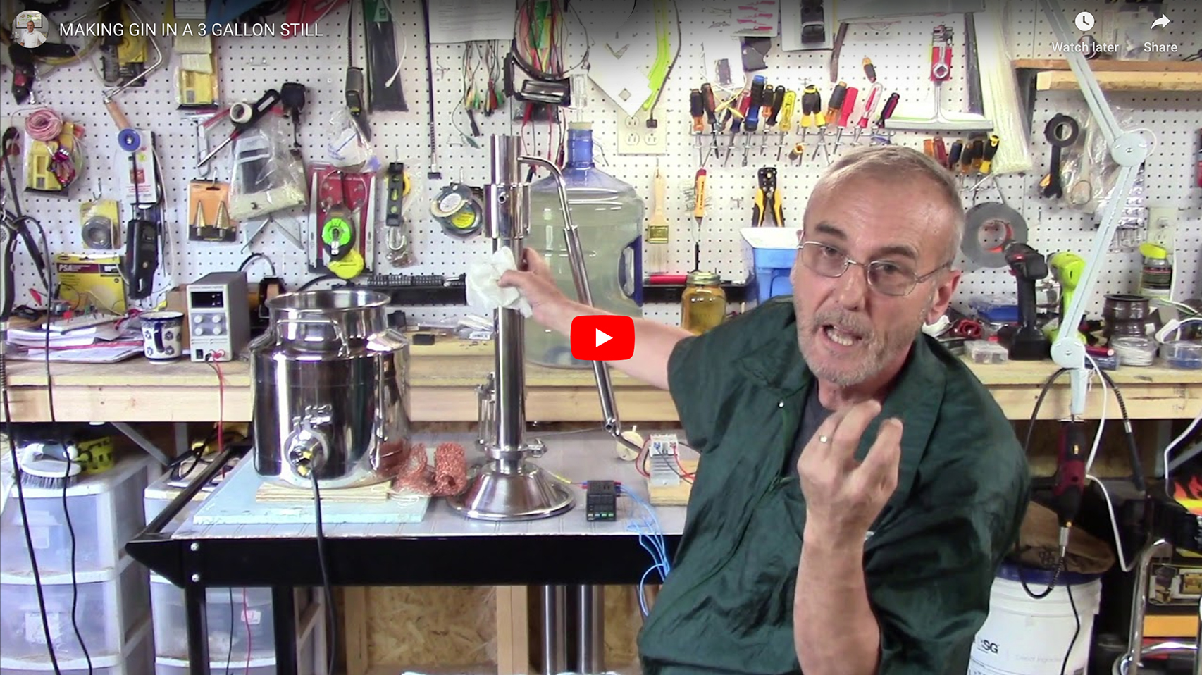 Making Gin In A 3 Gallon Still Youtube Video Thumbnail