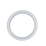 2.5 inch Diameter Clear Silicone Gasket