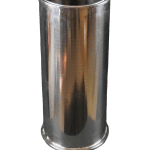 6 Inch x 15 Inch Tall Stainless Steel Column Extension, Includes Clamp and Gasket.
