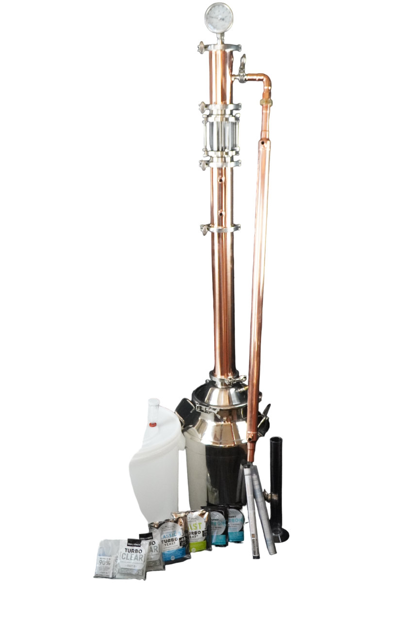 8 Gallon with 3 Inch Copper Diameter Torpedo Pro Still Kit