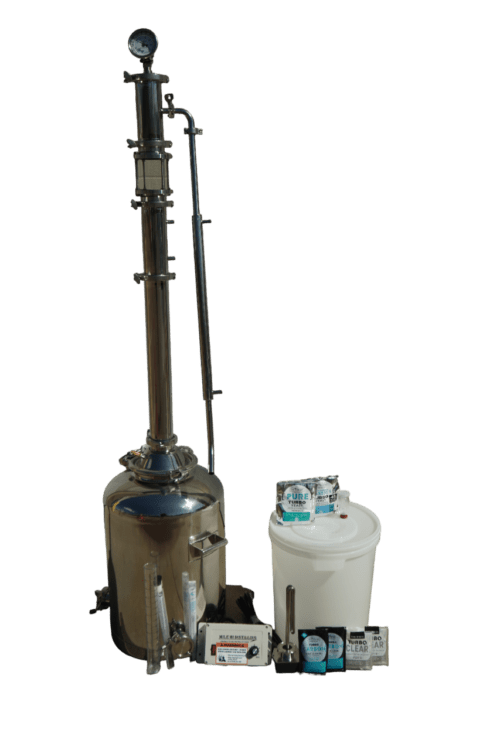 16 Gallon with 3 inch Stainless Torpedo Pro Still Kit