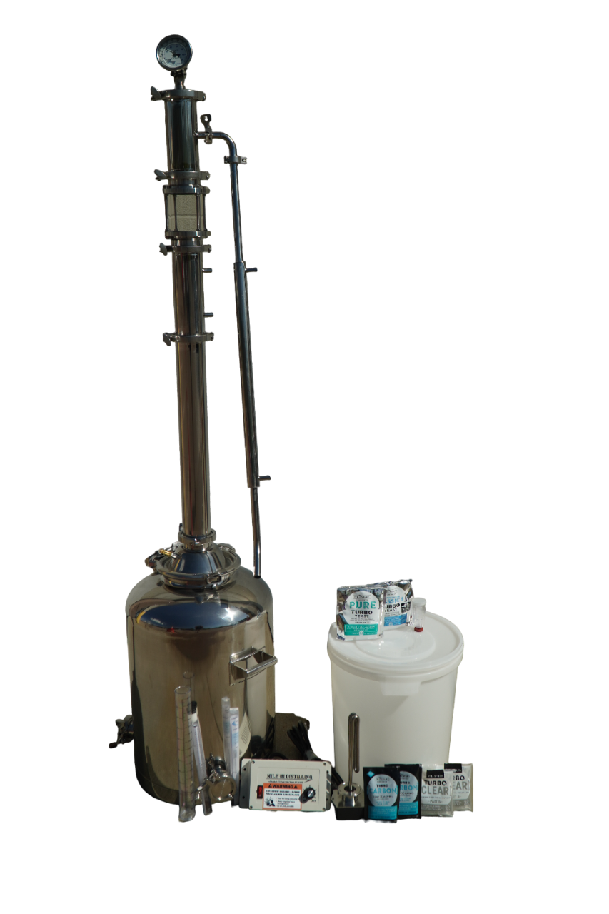 16 Gallon with 3 inch Stainless Torpedo Pro Still Kit