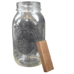 3" Medium Toast Oak Stick