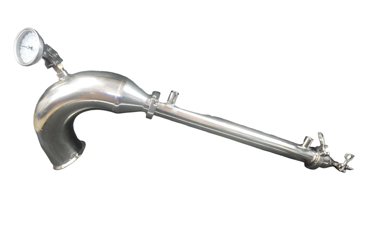 4" Stainless Traditional Pot Still Tower