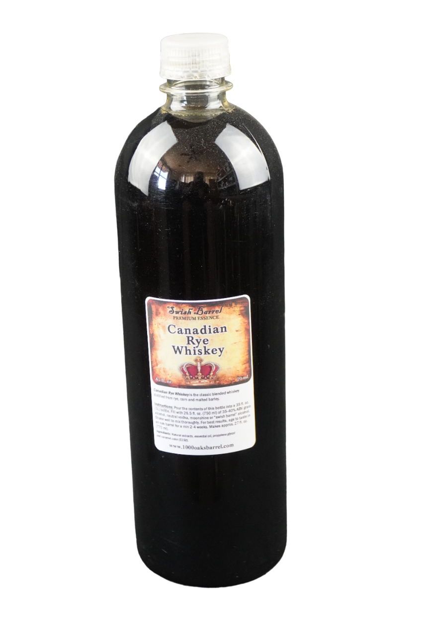 Canadian Rye Whiskey Essence- Swish Barrel Company (1 Liter)