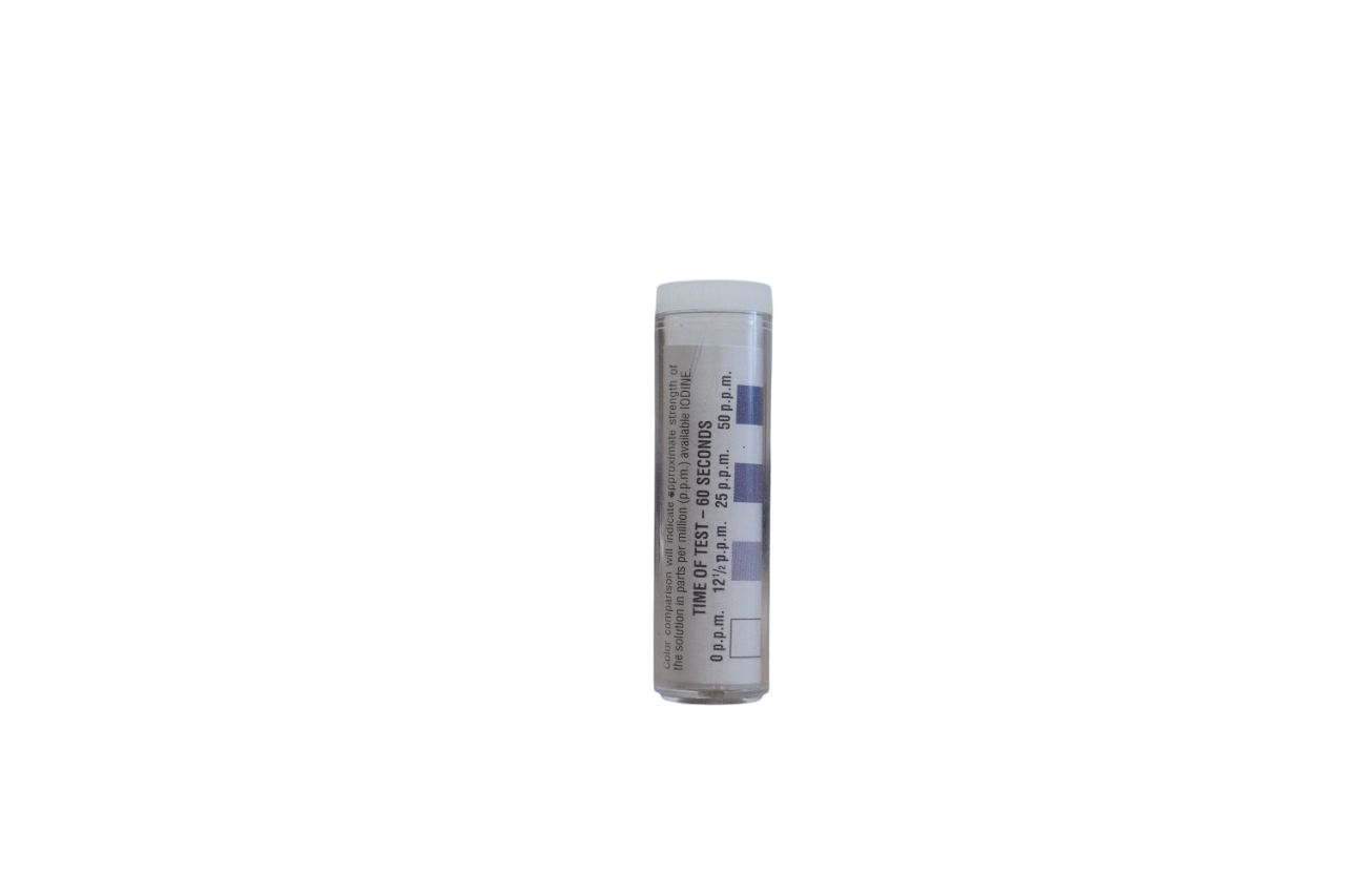 Iodine test strips