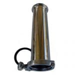 3 Inch x 12 Inch Tall Stainless Steel Column Extension, Includes Clamp and Gasket.