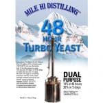 Mile Hi Distilling 48-Hour Turbo Yeast with AG (25 PACK)