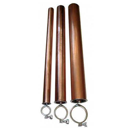 DIY Ready-to-Mount Copper Tube 3 Inch x 36 Inch Tall. Includes