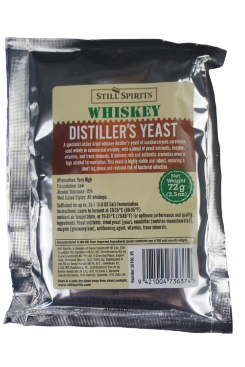 Whiskey Turbo Yeast (72g Packet)