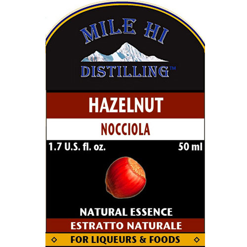 Mile Hi Hazelnut Liqueur Essence (50ml)