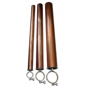 4 Inch x 36 Inch Tall DIY Ready-to-Mount Copper Tube