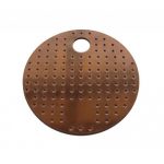 Perforated Copper Plate 6 Inch Diameter