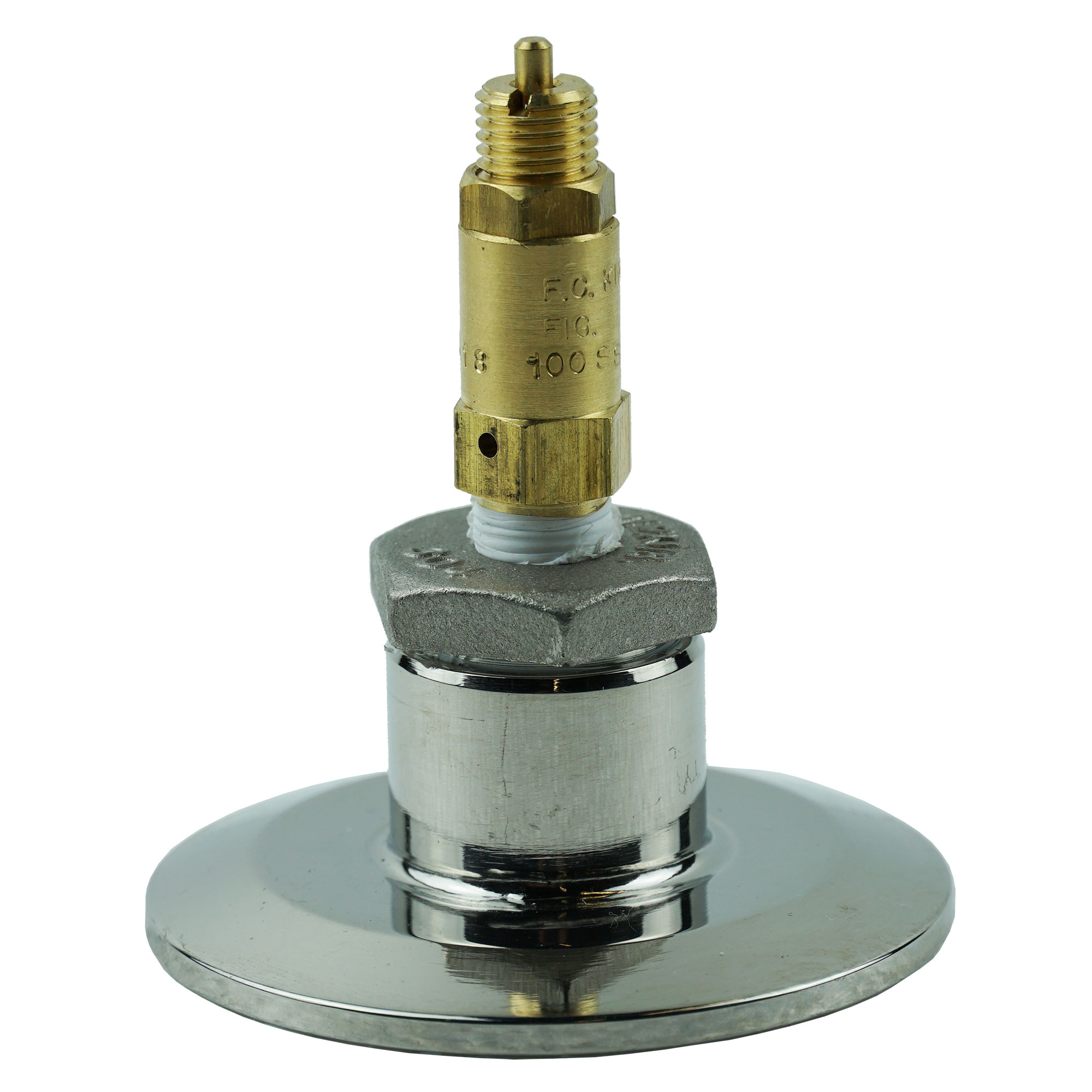 5 PSI safety valve with 2" x 1/2" Adapter