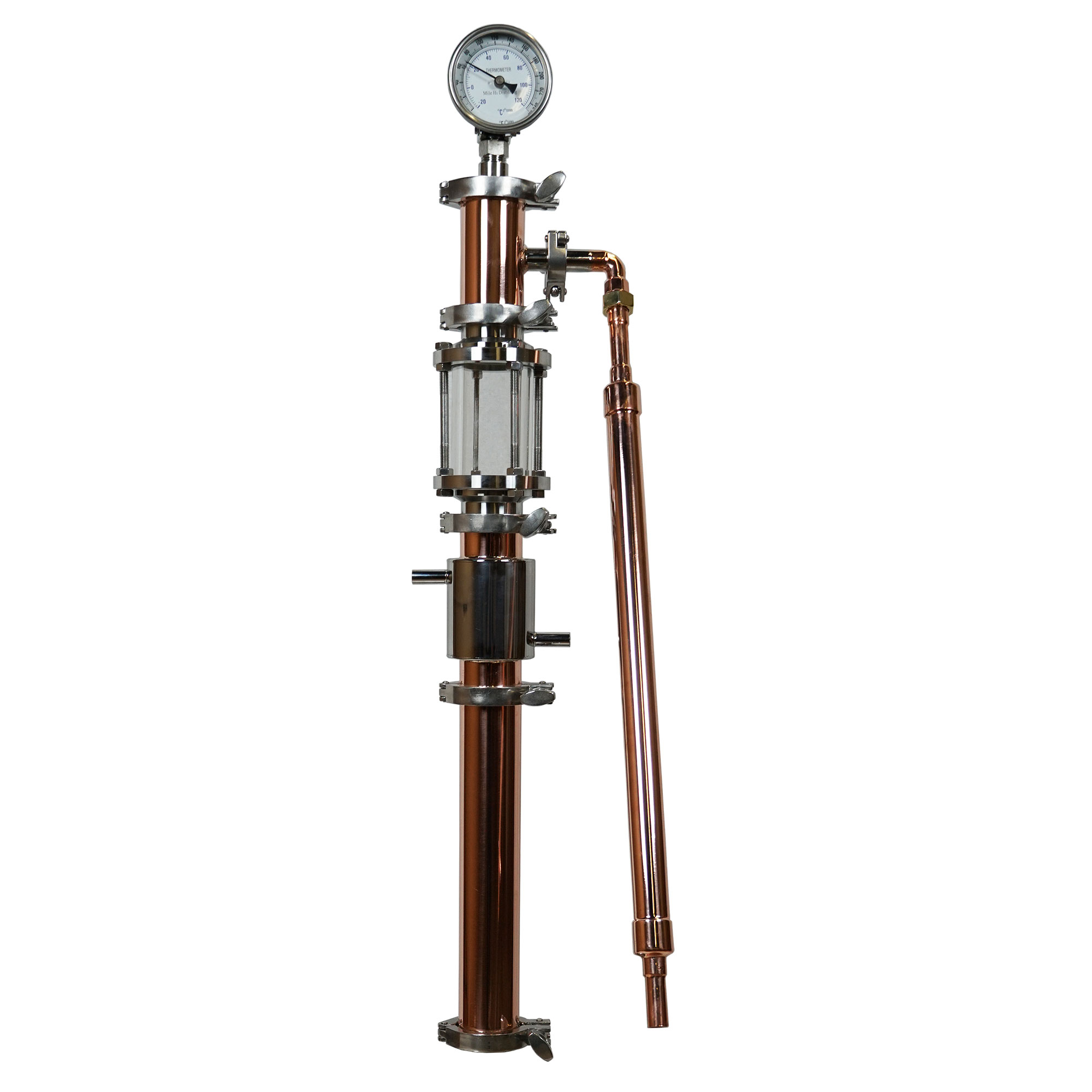 3 Gallon with Copper Mighty Mini Pro Distiller Tower/Column Only