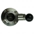1.5 inch butterfly drain valve