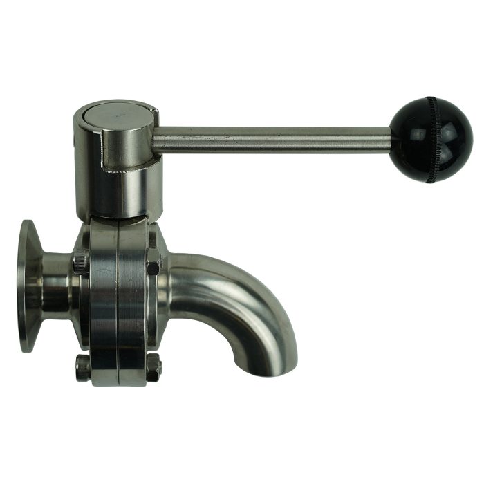 1.5" drain valve with spout