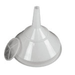 Large Plastic Funnel with Strainer