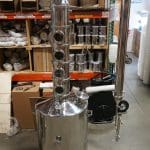 53 Gallon Stainless 8 Inch Diameter Mile Hi Flute 4 Sections and 4" Condenser Lines - FREE SHIPPING