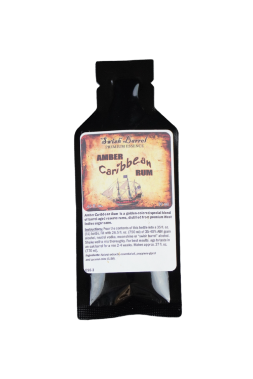 Amber Caribbean Rum Essence- Swish Barrel Company (20ml)