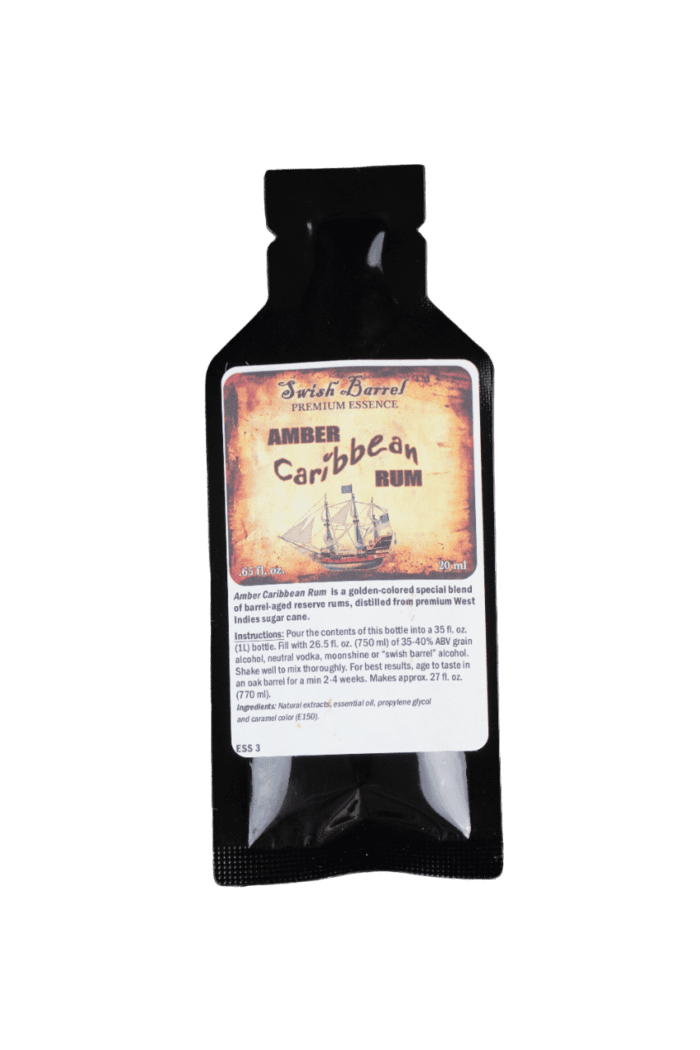 Amber Caribbean Rum Essence- Swish Barrel Company (20ml)