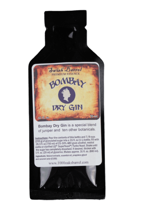 Bombay Dry Gin Essence- Swish Barrel Company (20ml)