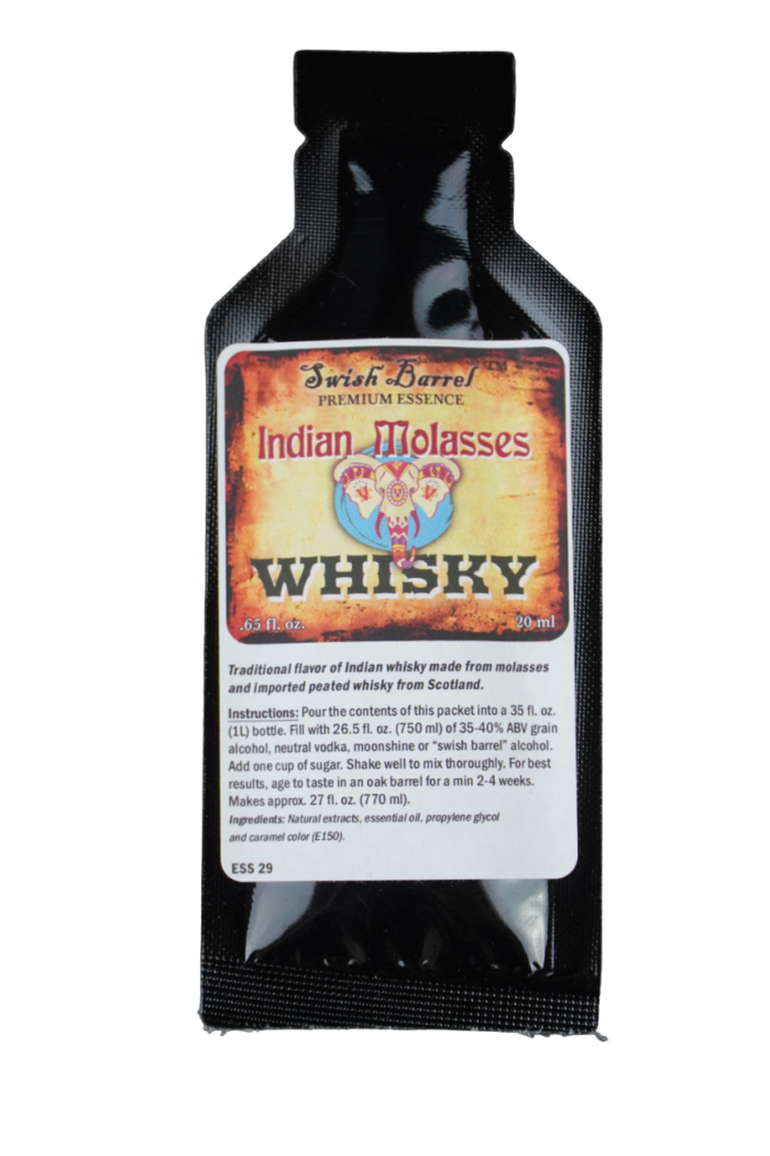 Indian Molasses Whisky Essence- Swish Barrel Company (20ml)