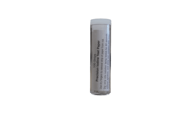 Iodine test strips