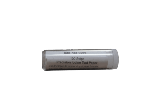 Iodine test strips