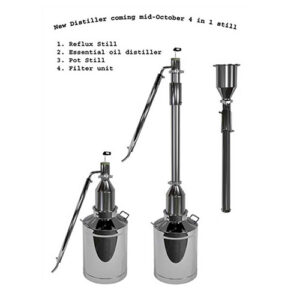 8 Gallon with 2 Inch Stainless Hybrid 4 in 1