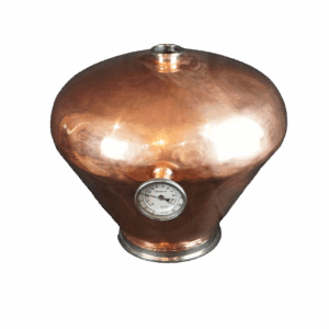 Copper Whiskey or Brandy Helmet (8" x 2" Tri-Clamp Ends)