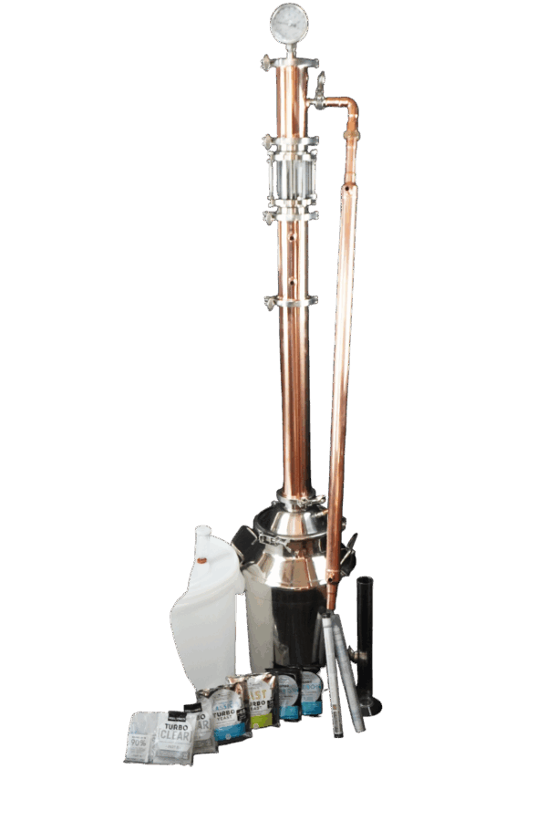 8 Gallon with 3 Inch Copper Diameter Torpedo Pro Still Kit