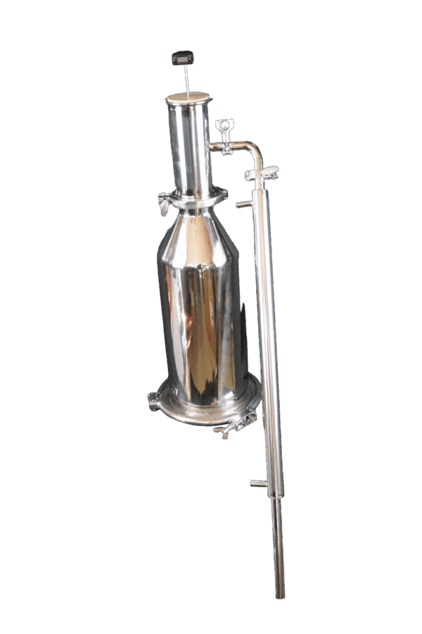 3 Inch Cup with Condenser and 8L Large Essential Oil Basket. Includes Lid Clamp and Lid Gasket