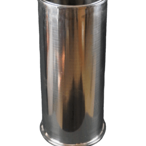 6 Inch x 15 Inch Tall Stainless Steel Column Extension, Includes Clamp and Gasket.