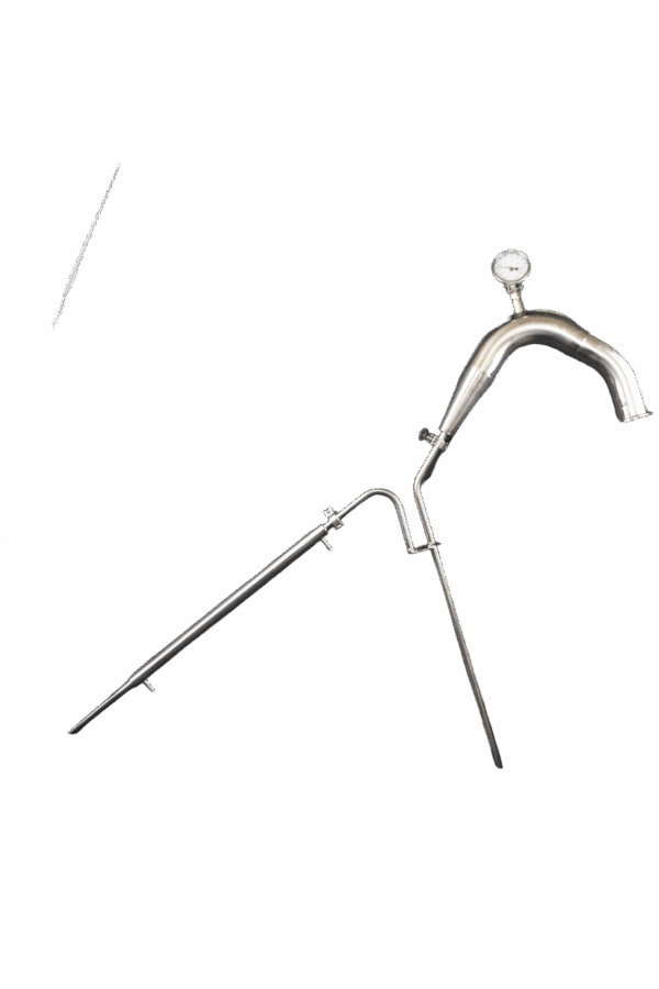 3 Inch Stainless Thumper Assembly for 8 Gallon to 16 Gallon Thumper Connection