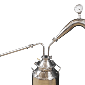 3 Inch Stainless Traditional Pot Still With 8 Gallon Thumper Doubler Fits 16 Gallon ( Does Not Include 16 Gallon )