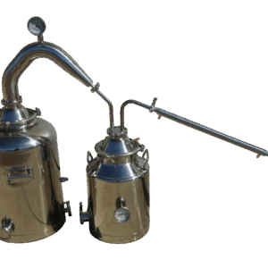 16 Gallon with 3 Inch Stainless Traditional Pot Still and 8 Gallon Thumper