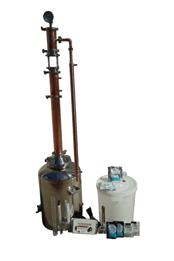 16 Gallon with 3 inch Copper Torpedo Pro Still Kit