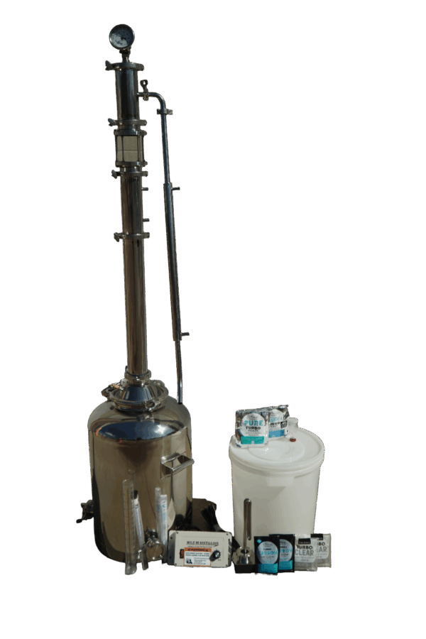 16 Gallon with 3 inch Stainless Torpedo Pro Still Kit