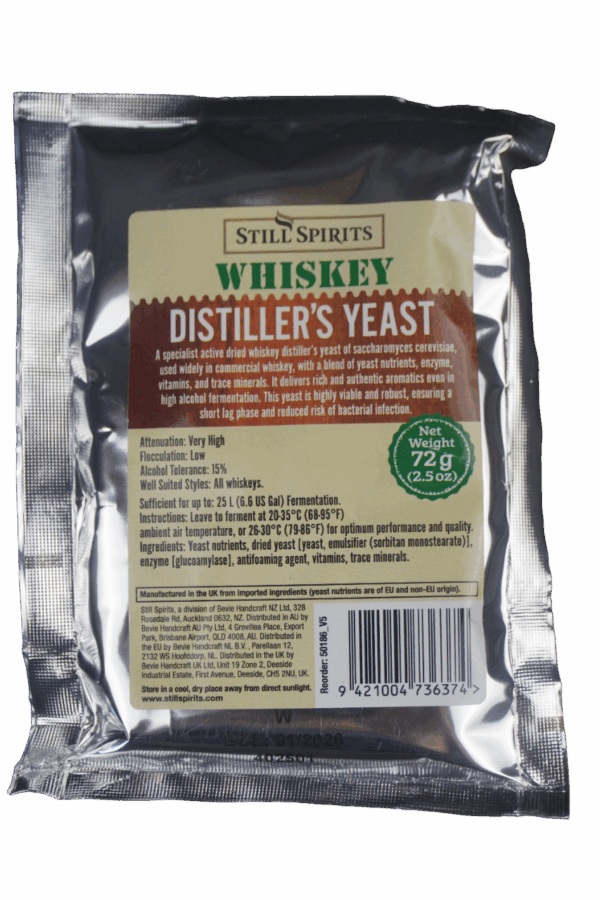 Whiskey Turbo Yeast (72g Packet)
