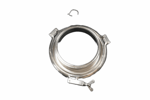 6 Inch Diameter Domed Lid. Includes Lid Gasket, and Lid Clamp - Image 2