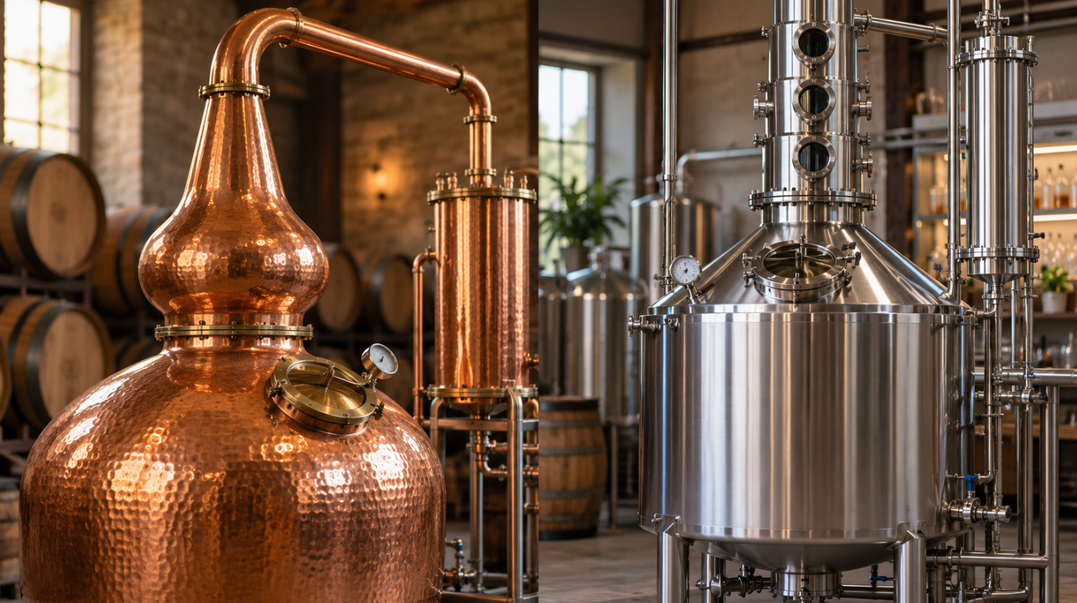 Copper vs. Stainless Steel Stills: Which Is Right for You?
